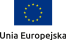 Flaga Unii Europejskiej przedstawiająca okrąg złożony z dwunastu złotych pięcioramiennych gwiazdek na grantowym tle. Pod flagą umieszczony jest napis Unia Europejska.