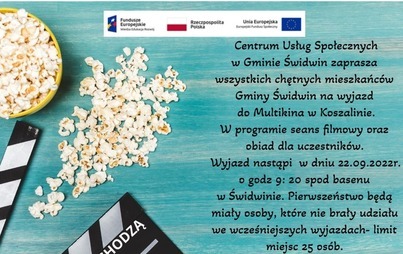 Zdjęcie do Wyjazd aktywizujący do Multikina w Koszalinie