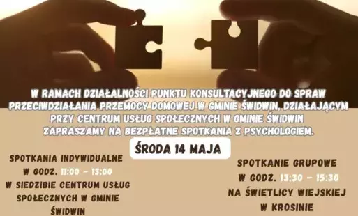 Zdjęcie do Konsultacje psychologiczne